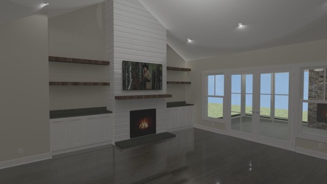 3d Design Family Room Render