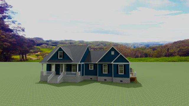 3d Design Residential Home Front View