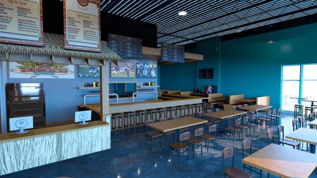 Commercial Restaurant Renovations, Inside View