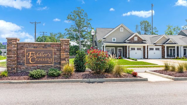 Fiddler's Crossing Townhomes Gloucester, Multi-Family, 51 Residences, Complete Site Development, entrance