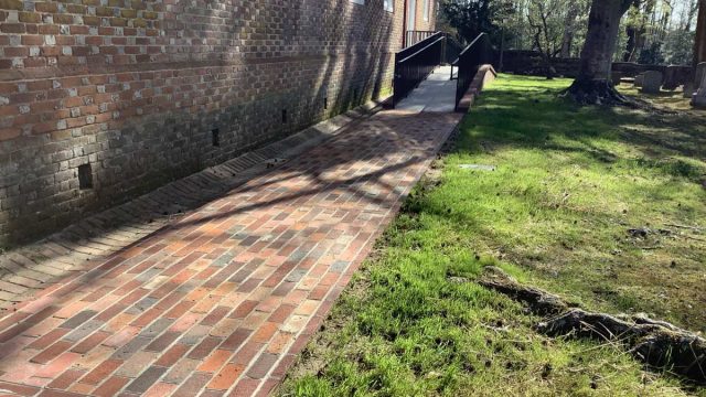 Ware Episcopal Church Ware Episcopal Church Renovation Project, Updated Brick Walkway