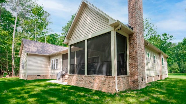 Gloucester, VA Single Family Residence, New Construction, 3,100+ Square Feet, 2-Car Attached Garage, backyard