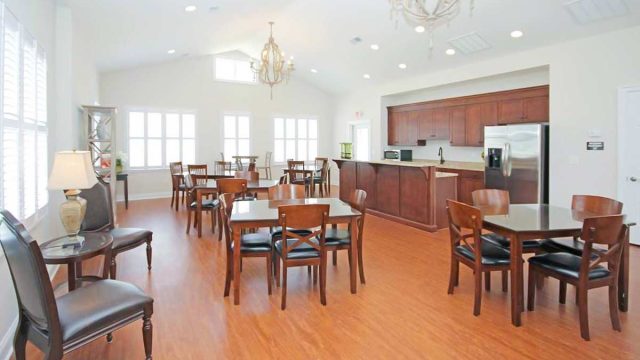 Coleman's Crossing Community Center Coleman's Crossing Community Center Project, Kitchen Seating Area