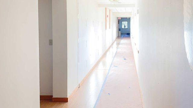 Bethlehem Monastery Bethlehem Monastery Renovation Project, Indoor Hallway Long View