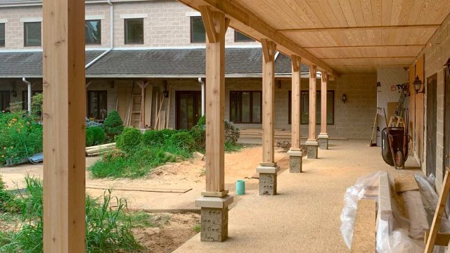 Bethlehem Monastery Bethlehem Monastery Renovation Project, Courtyard View Under Construction