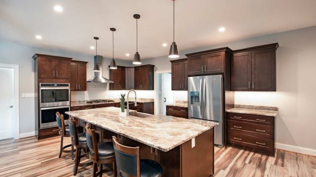 Seaford, VA Single Family Residence, New Construction, 4,400+ Square Feet, 3-Car Attached Garage, kitchen view