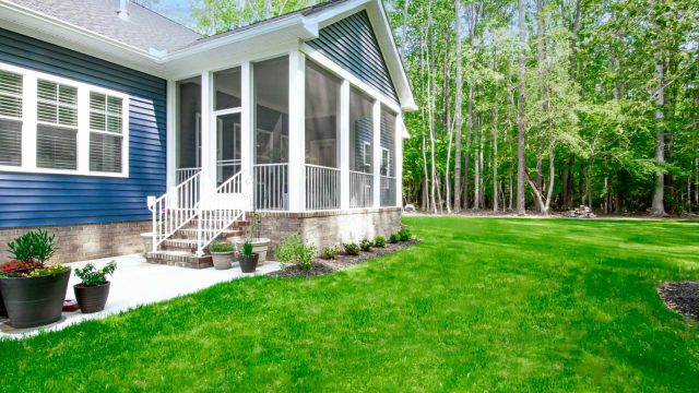 Kilmarnock, VA Single Family Residence, New Construction, 2,800+ Square Feet, 2-Car Attached Garage, back yard view
