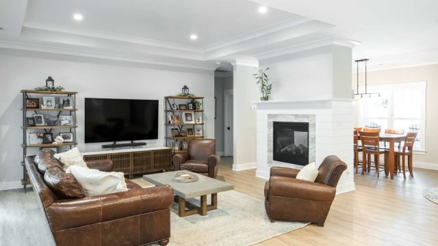 Gloucester, VA Single Family Residence, New Construction, 2,700+ Square Feet, 3-Car Attached Garage, living room