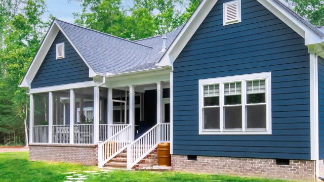 Gloucester, VA Single Family Residence, New Construction, 2,700+ Square Feet, 3-Car Attached Garage, back yard