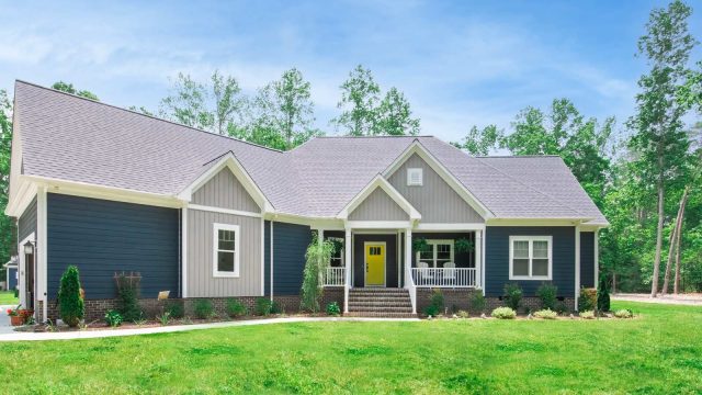 Gloucester, VA Single Family Residence, New Construction, 2,700+ Square Feet, 3-Car Attached Garage, front view